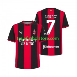 Camiseta 1ª AC Milan Gimenez 7 Hombre 2026-2027 Manga Corta Camiseta 1ª AC Milan Gimenez 7 Hombre 2026-2027 Manga Corta