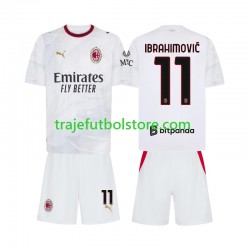 Camiseta 2ª AC Milan Ibrahimović 11 Niño 2026-2027 Manga Corta Camiseta 2ª AC Milan Ibrahimović 11 Niño 2026-2027 Manga Corta