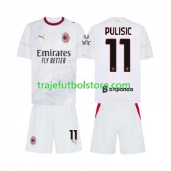 Camiseta 2ª AC Milan Pulisic 11 Niño 2026-2027 Manga Corta Camiseta 2ª AC Milan Pulisic 11 Niño 2026-2027 Manga Corta