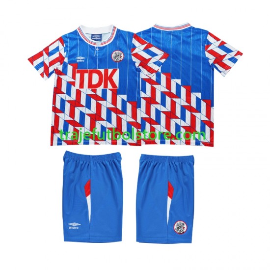Camiseta 2ª AFC Ajax 1989 1990 Retro Niño ML