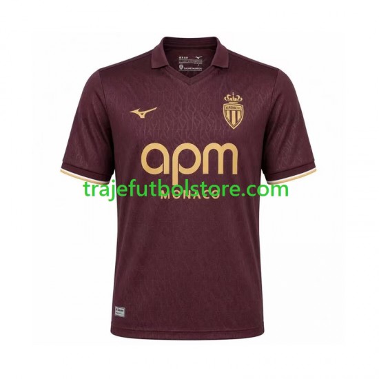 Camiseta 2ª AS Monaco Hombre 2026-2027 Manga Corta