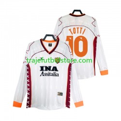 Camiseta 2ª AS Roma Totti 10 2000 Retro Hombre 1999 ML Camiseta 2ª AS Roma Totti 10 2000 Retro Hombre 1999 ML