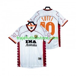 Camiseta 2ª AS Roma Totti 10 2000 Retro Hombre 1999 Manga Corta Camiseta 2ª AS Roma Totti 10 2000 Retro Hombre 1999 Manga Corta