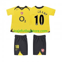 Camiseta 2ª Arsenal BERGKAMP 10 2005 Retro Niño 2006 Manga Corta Camiseta 2ª Arsenal BERGKAMP 10 2005 Retro Niño 2006 Manga Corta