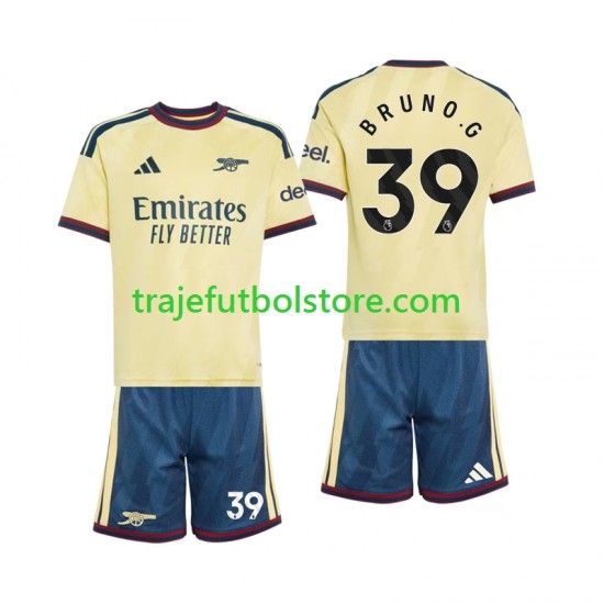 Camiseta 3ª Arsenal Bruno Guimaraes 39 Niño 2026-2027 Manga Corta