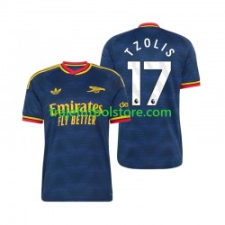 Camiseta 2ª Arsenal Christos Tzolis 17 Hombre 2026-2027 Manga Corta