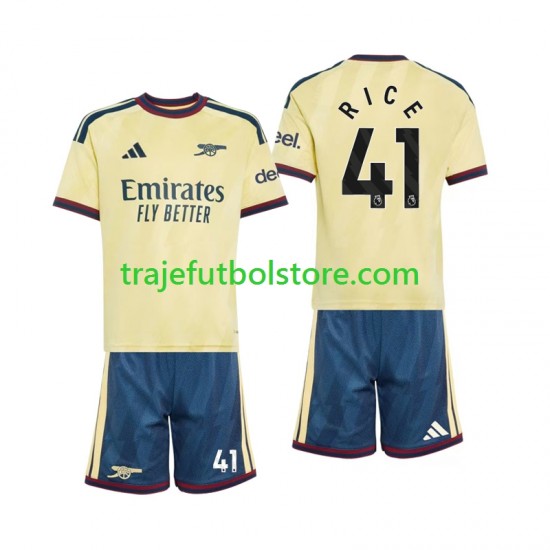 Camiseta 3ª Arsenal Declan Rice 41 Niño 2026-2027 Manga Corta