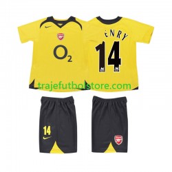 Camiseta 2ª Arsenal Thierry Henry 14 2005 Retro Niño 2006 Manga Corta Camiseta 2ª Arsenal Thierry Henry 14 2005 Retro Niño 2006 Manga Corta
