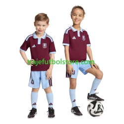 Camiseta 1ª Aston Villa Niño 2026-2027 Manga Corta