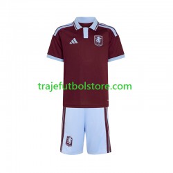Camiseta 1ª Aston Villa Niño 2026-2027 Manga Corta