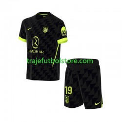 Camiseta 2ª Atlético Madrid Julian Alvarez 19 Niño 2026-2027 Manga Corta