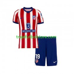 Camiseta 1ª Atlético Madrid Julian Alvarez 19 Niño 2026-2027 Manga Corta