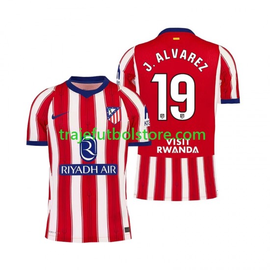 Camiseta 1ª Atlético Madrid Julian Alvarez 19 Hombre 2026-2027 Manga Corta