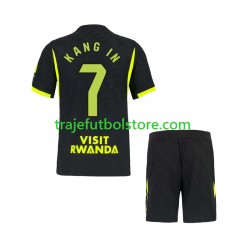 Camiseta 2ª Atlético Madrid Lee Kang-in 7 Niño 2026-2027 Manga Corta