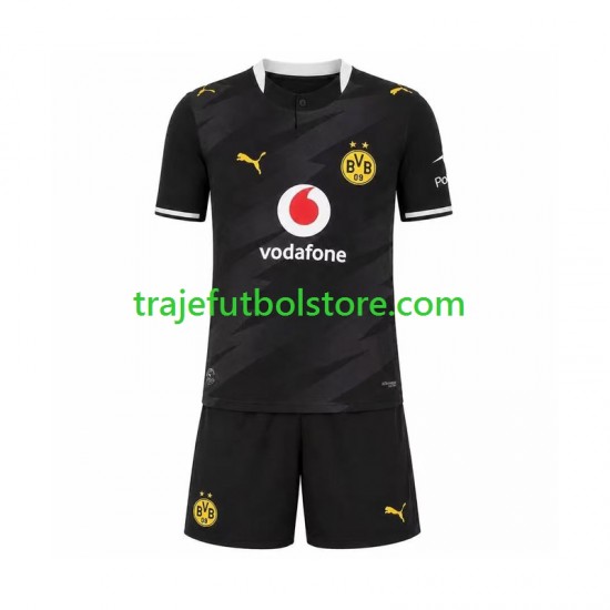 Camiseta 2ª Borussia Dortmund Niño 2026-2027 Manga Corta