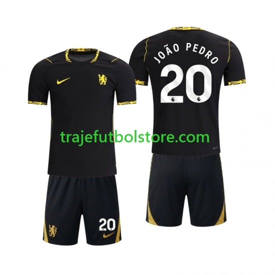 Camiseta 2ª Chlesea Joao Pedro 20 Niño 2026-2027 Manga Corta