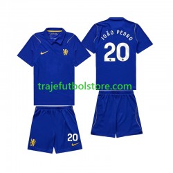 Camiseta 1ª Chlesea Joao Pedro 20 Niño 2026-2027 Manga Corta