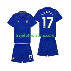 Camiseta 1ª Chlesea Morgan Rogers 17 Niño 2026-2027 Manga Corta