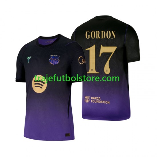 Camiseta 2ª FC Barcelona Anthony Gordon 17 Hombre 2026-2027 Manga Corta