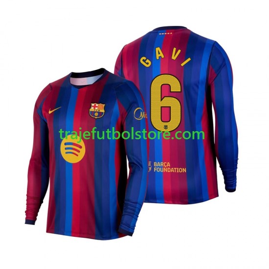 Camiseta 1ª FC Barcelona Gavi 6 Hombre 2026-2027 ML