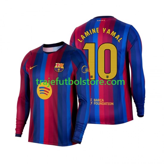 Camiseta 1ª FC Barcelona Lamine Yamal 10 Hombre 2026-2027 ML