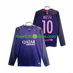Camiseta 2ª FC Barcelona Lionel Messi 10 2016 2017 Retro Hombre ML Camiseta 2ª FC Barcelona Lionel Messi 10 2016 2017 Retro Hombre ML