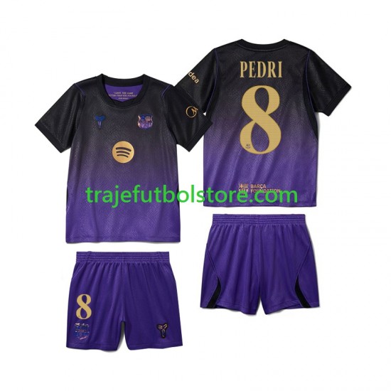Camiseta 2ª FC Barcelona Pedri 8 Niño 2026-2027 Manga Corta