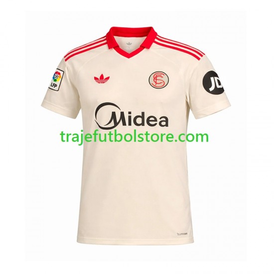 Camiseta 1ª Sevilla FC Retro Hombre 2025-2026 Manga Corta