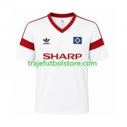 Camiseta 1ª Hamburger SV 1988 Retro Hombre Manga Corta