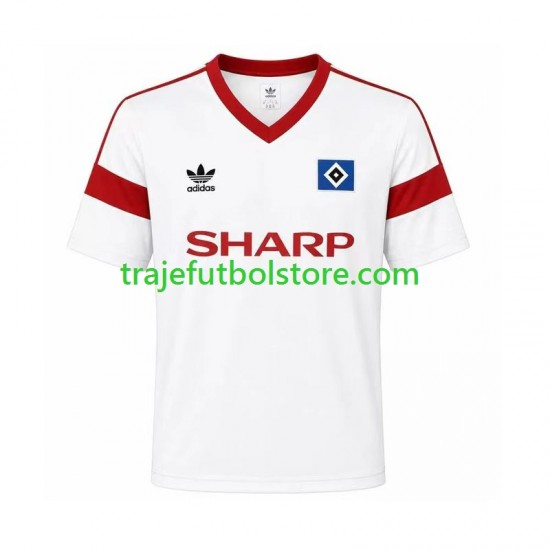 Camiseta 1ª Hamburger SV 1988 Retro Hombre Manga Corta