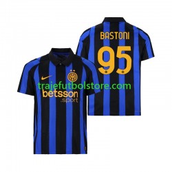 Camiseta 1ª Inter Milan Alessandro Bastoni 95 Hombre 2026-2027 Manga Corta