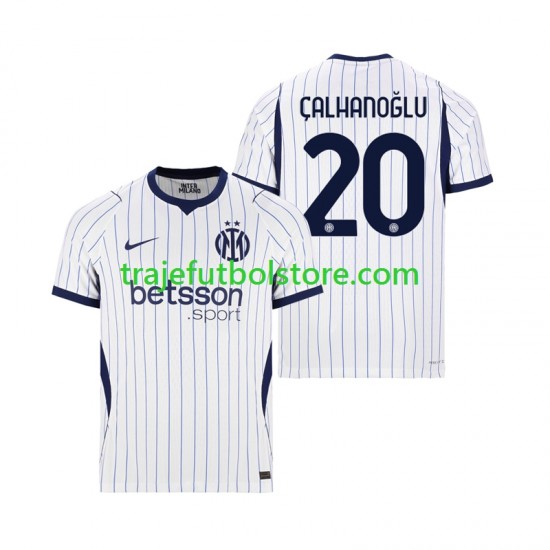 Camiseta 2ª Inter Milan Hakan Calhanoglu 20 Hombre 2026-2027 Manga Corta