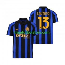 Camiseta 1ª Inter Milan Lautaro Martinez 13 Hombre 2026-2027 Manga Corta
