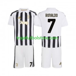 Camiseta 1ª Juventus Cristiano Ronaldo 7 Niño 2026-2027 Manga Corta