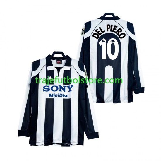 Camiseta 1ª Juventus DEL PIERO 10 1997 Retro Hombre 1998 ML
