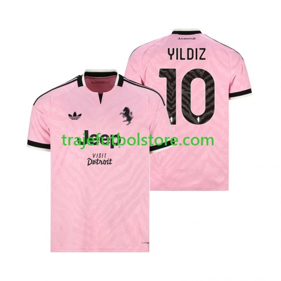 Camiseta 2ª Juventus Kenan Yildiz 10 Hombre 2026-2027 Manga Corta