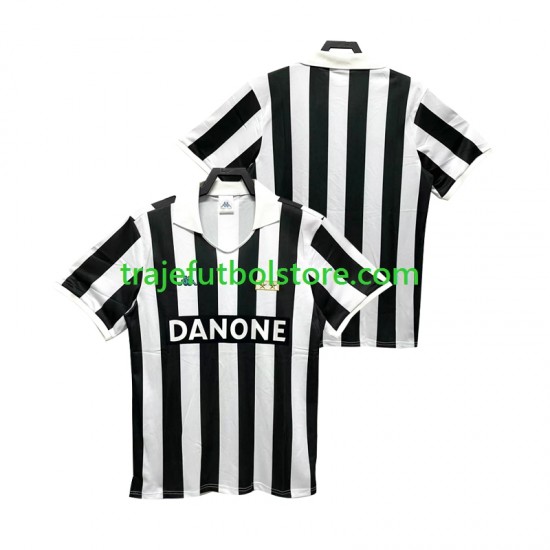 Camiseta 1ª Juventus 1992 Retro Hombre 1994 Manga Corta