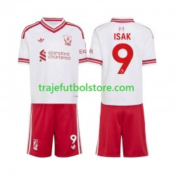 Camiseta 2ª Liverpool Alexander Isak 9 Niño 2026-2027 Manga Corta Camiseta 2ª Liverpool Alexander Isak 9 Niño 2026-2027 Manga Corta