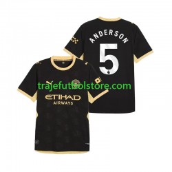Camiseta 2ª Manchester City Elliot Anderson 5 Hombre 2026-2027 Manga Corta