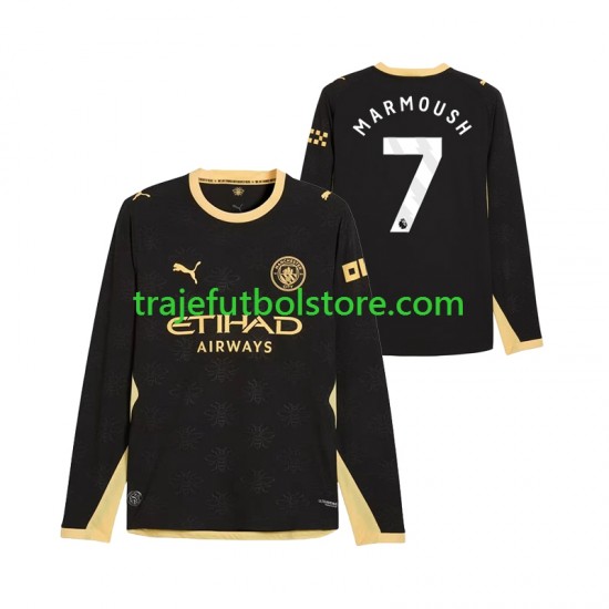 Camiseta 2ª Manchester City Omar Marmoush 7 Hombre 2026-2027 ML