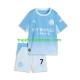 Camiseta 1ª Manchester City Omar Marmoush 7 Niño 2026-2027 Manga Corta