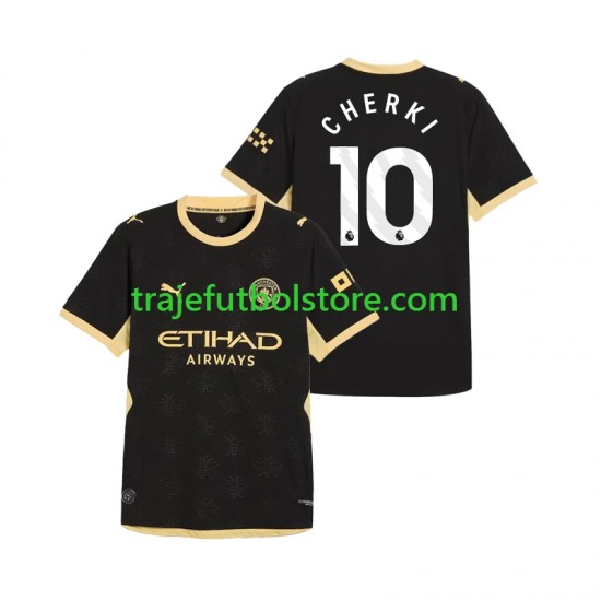 Camiseta 2ª Manchester City Rayan Cherki 10 Hombre 2026-2027 Manga Corta