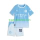 Camiseta 1ª Manchester City Rayan Cherki 10 Niño 2026-2027 Manga Corta