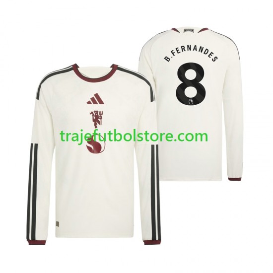 Camiseta 3ª Manchester United Bruno Fernandes 8 Hombre 2026-2027 ML