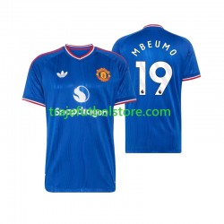 Camiseta 2ª Manchester United Bryan Mbeumo 19 Hombre 2026-2027 Manga Corta