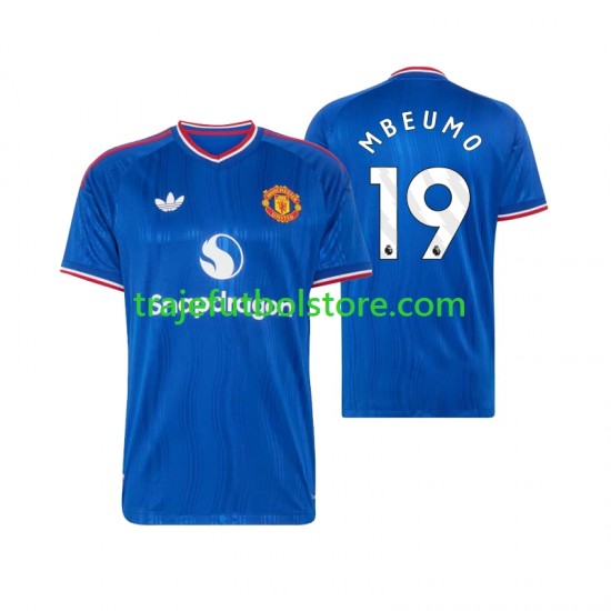 Camiseta 2ª Manchester United Bryan Mbeumo 19 Hombre 2026-2027 Manga Corta
