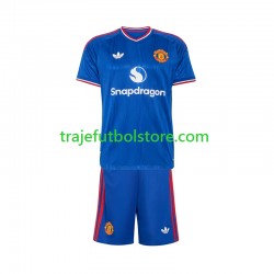 Camiseta 2ª Manchester United Niño 2026-2027 Manga Corta