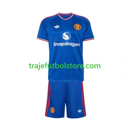 Camiseta 2ª Manchester United Niño 2026-2027 Manga Corta