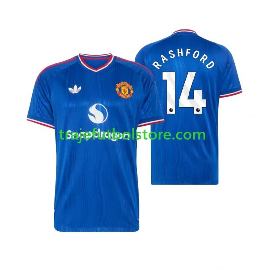 Camiseta 2ª Manchester United Marcus Rashford 14 Hombre 2026-2027 Manga Corta