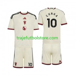 Camiseta 3ª Manchester United Matheus Cunha 10 Niño 2026-2027 Manga Corta Camiseta 3ª Manchester United Matheus Cunha 10 Niño 2026-2027 Manga Corta